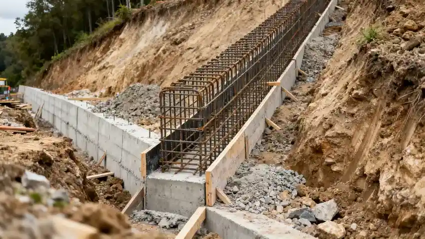 Conception de Murs de Soutènement à France